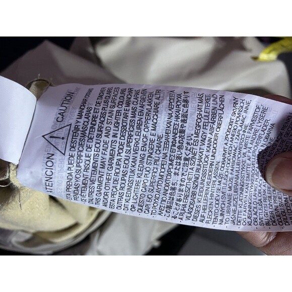 Zara Jumpsuit Small Beige Faux Leather Adjustable Straps Party Summer Tan - Picture 14 of 16